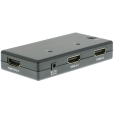 HDMI 1.3b 3D SWITCH 1M:3F AMPLIFICADO C/ COMANDO 